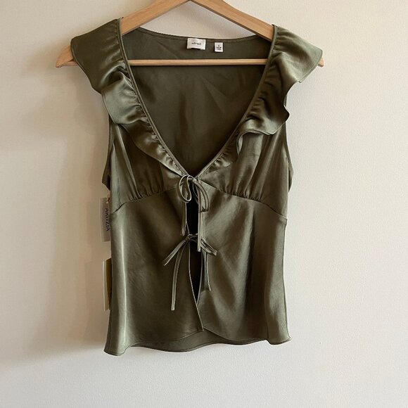 NWT Aritiza Wilfred Tonka Blouse - Picture 1 of 5